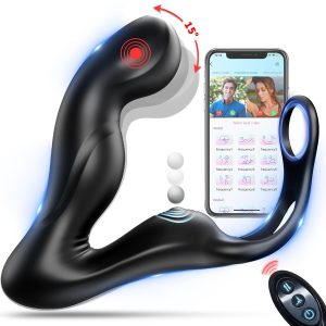 wiggling tapping prostate massager