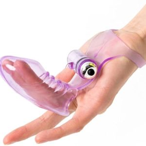 finger vibrator sleeve for