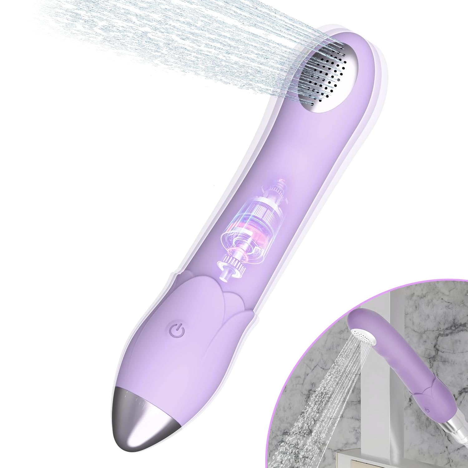 vibrating enema shower nozzle