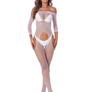 wdirara womens mesh bodystocking
